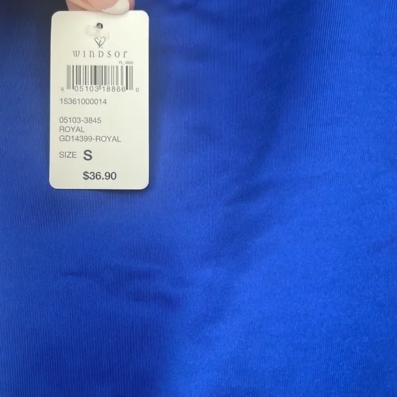 Windsor Electric Blue Dress - Picture 3 of 4